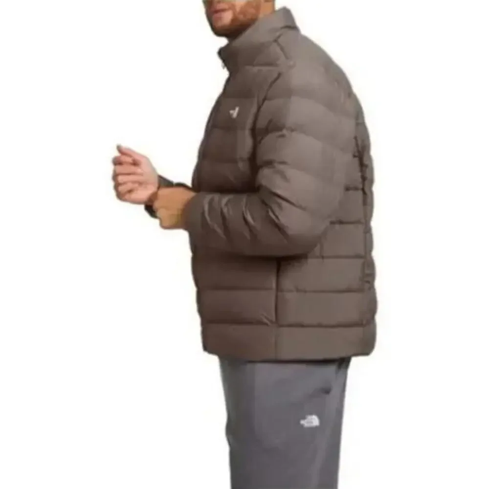The North Face Aconcagua 3 Puffer Jacket Men's 2X Falcon Brown Full Zip SGN1571